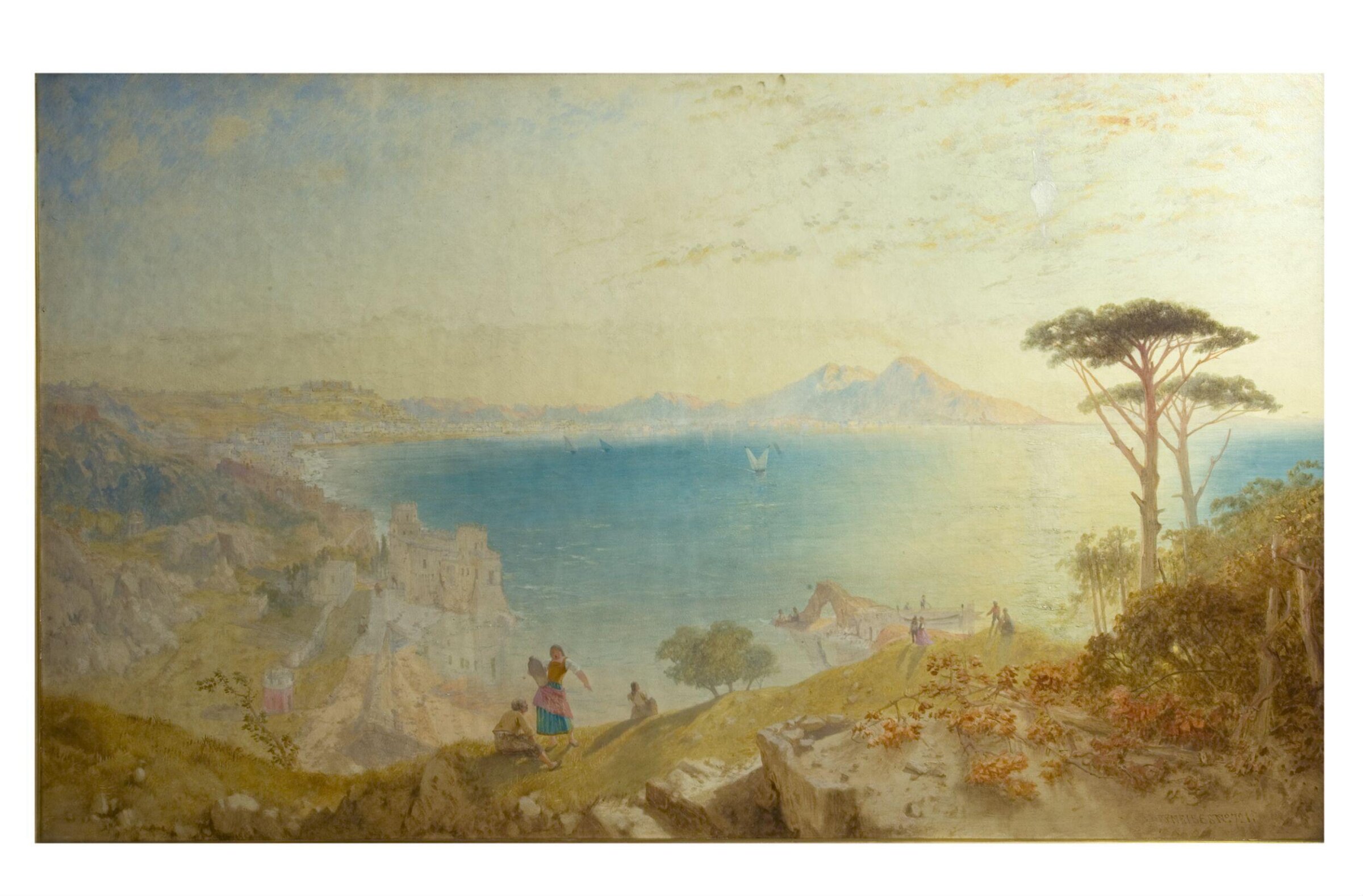 The Bay of Naples, James Baker Pyne, 1868