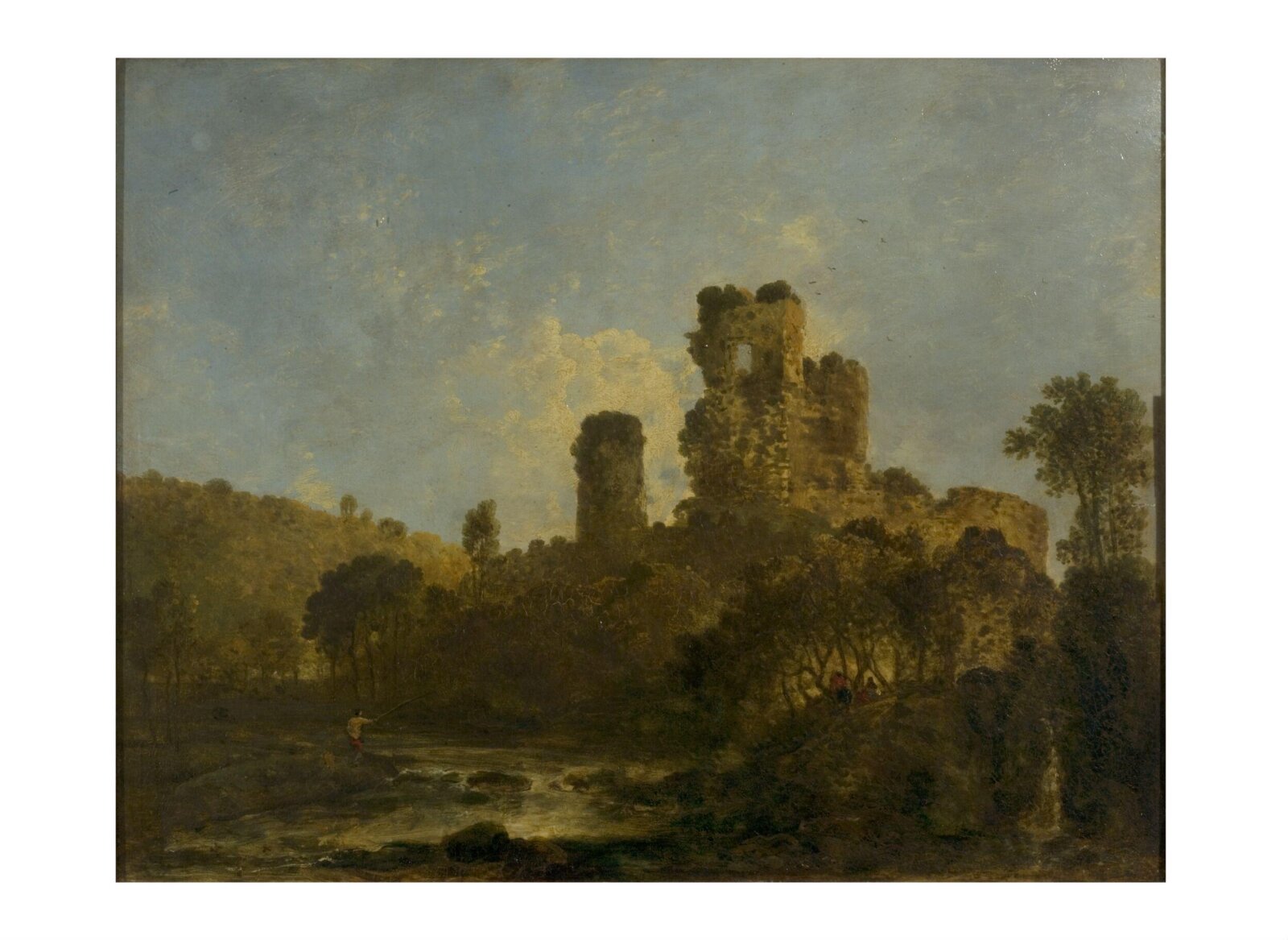 Landscape with river and ruins, Richard Wilson