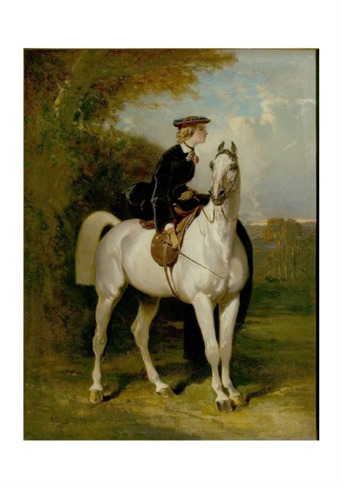 A Fair Equestrian, Alfred Dedreux, 1848-1855