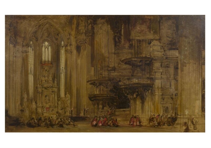 Interior of Milan cathedral