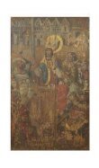 Altarpiece with the crucifixion and scenes from the life of St Denis thumbnail 2