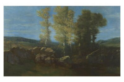 Landscape with Stream and Hills