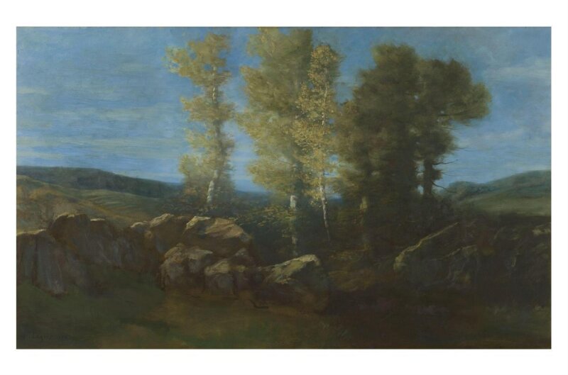 Landscape with Stream and Hills