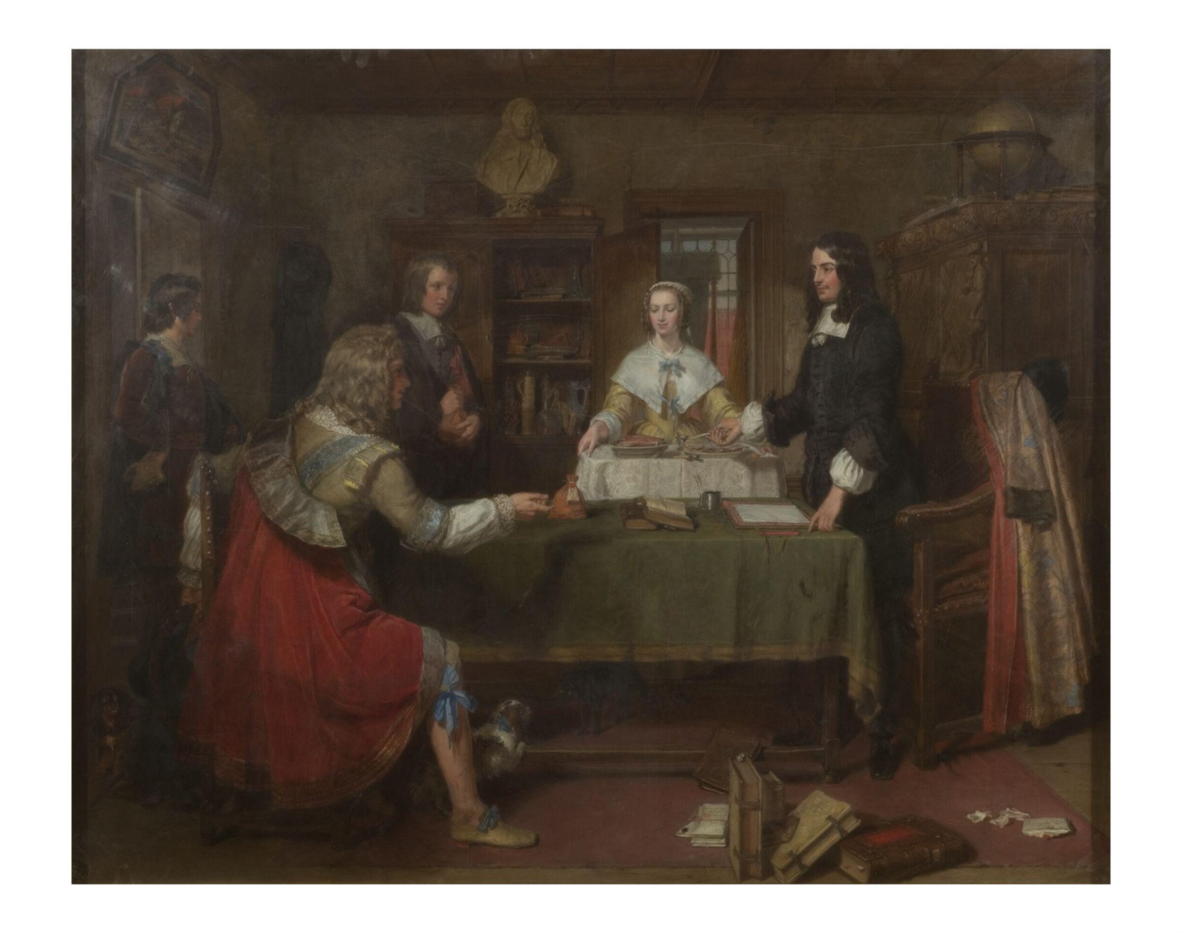 The Temptation of Andrew Marvell, Charles Landseer, ca. 1841