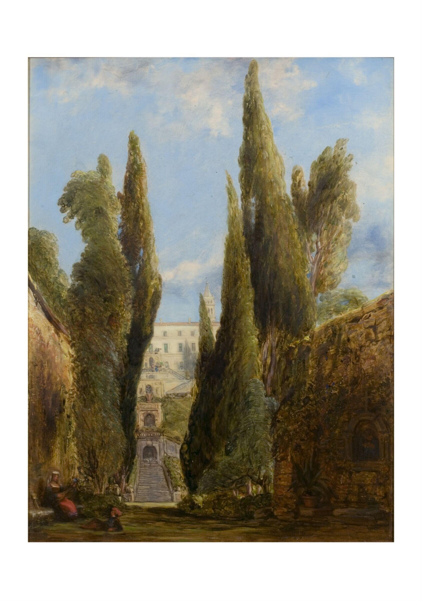 The Villa d'Este, Tivoli, William Collins, 1842