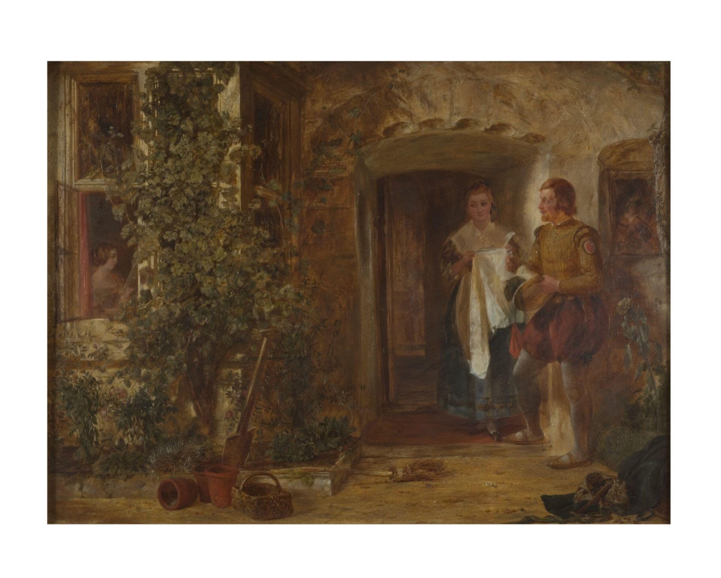 Waiting for an Answer, John Callcott Horsley, 1841