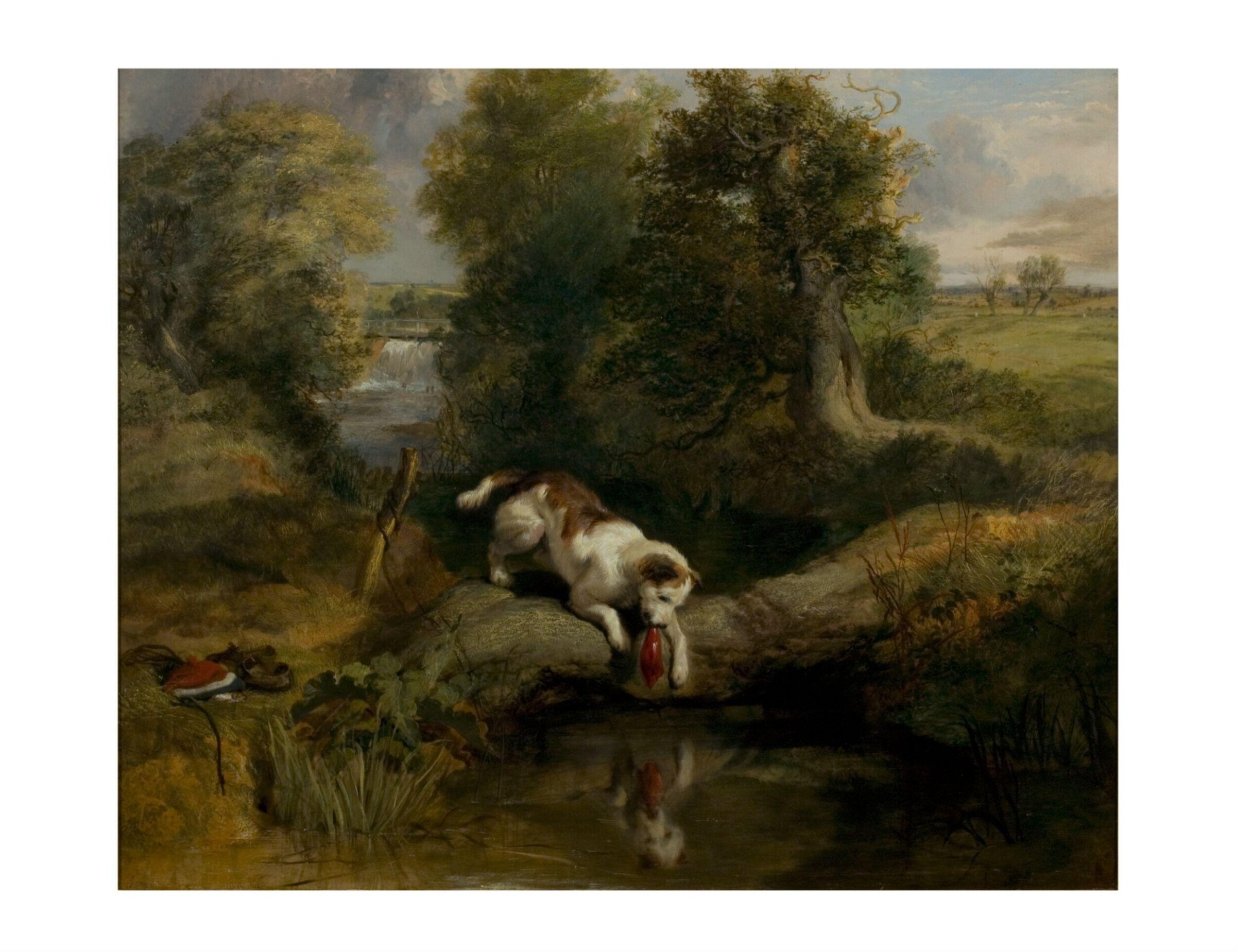 The Dog and the Shadow, Edwin Henry Landseer, 1822
