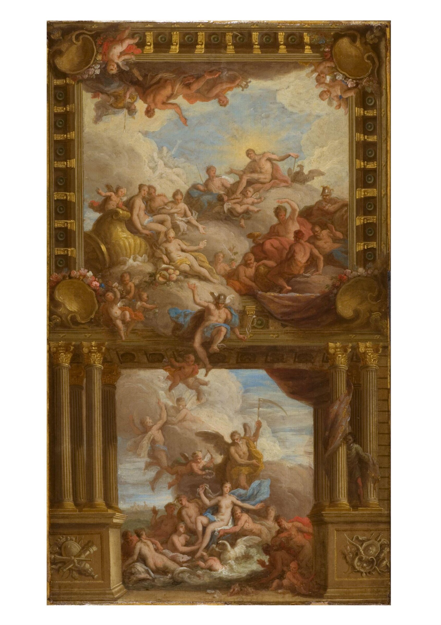 The Birth of Venus, and the Gods of Olympus, James Thornhill, ca. 1700-1734