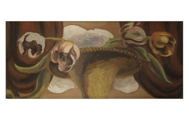 Composition with Tulips and Hat