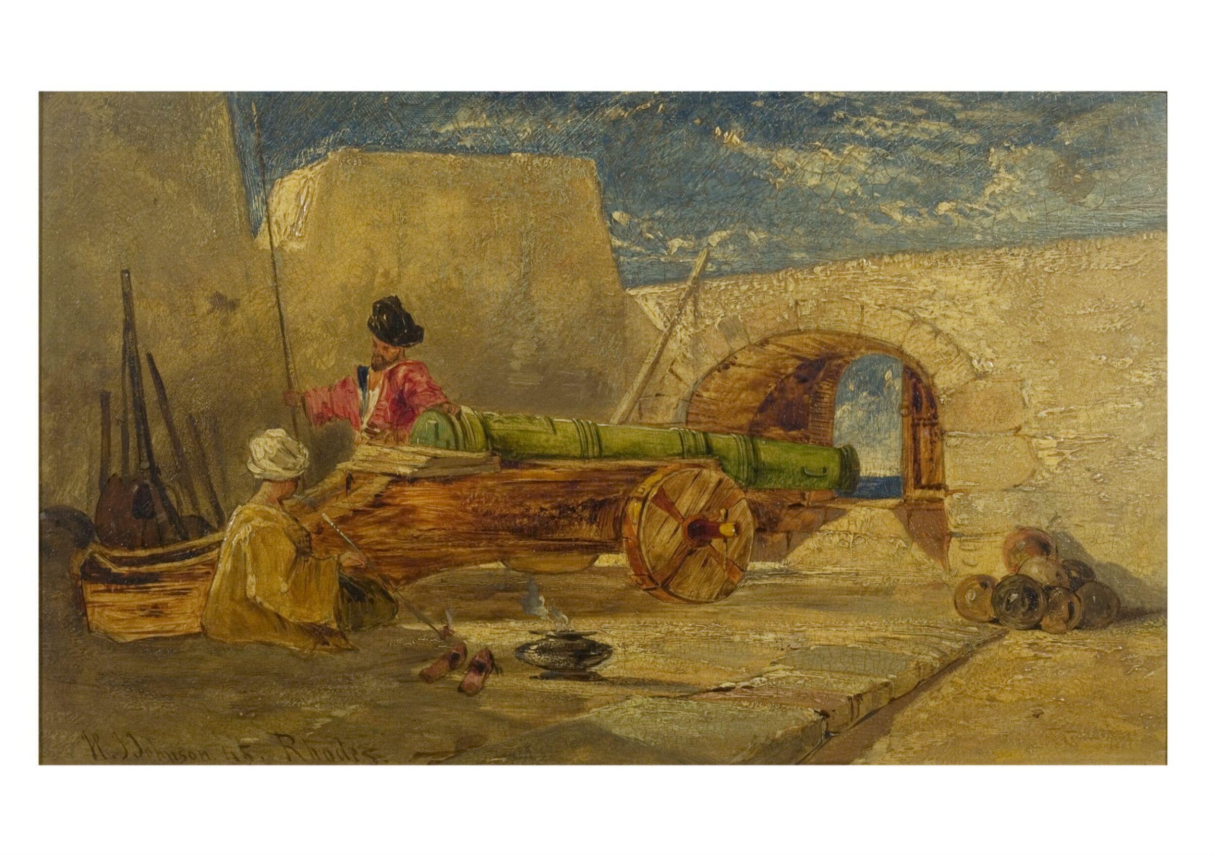 Memento of the Knights Templar, Rhodes, Harry John Johnson, 1845