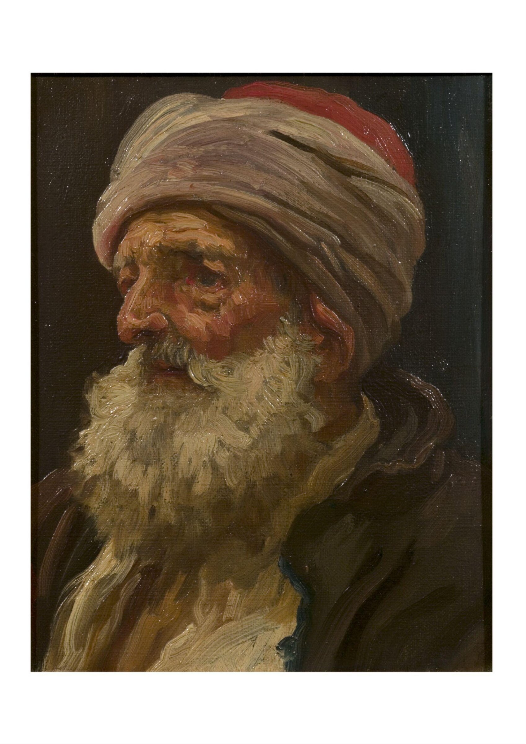 Head of an elderly Arab, Frederic Lord Leighton, ок. 1868