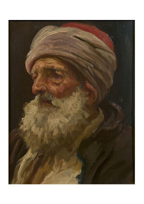 Head of an elderly Arab