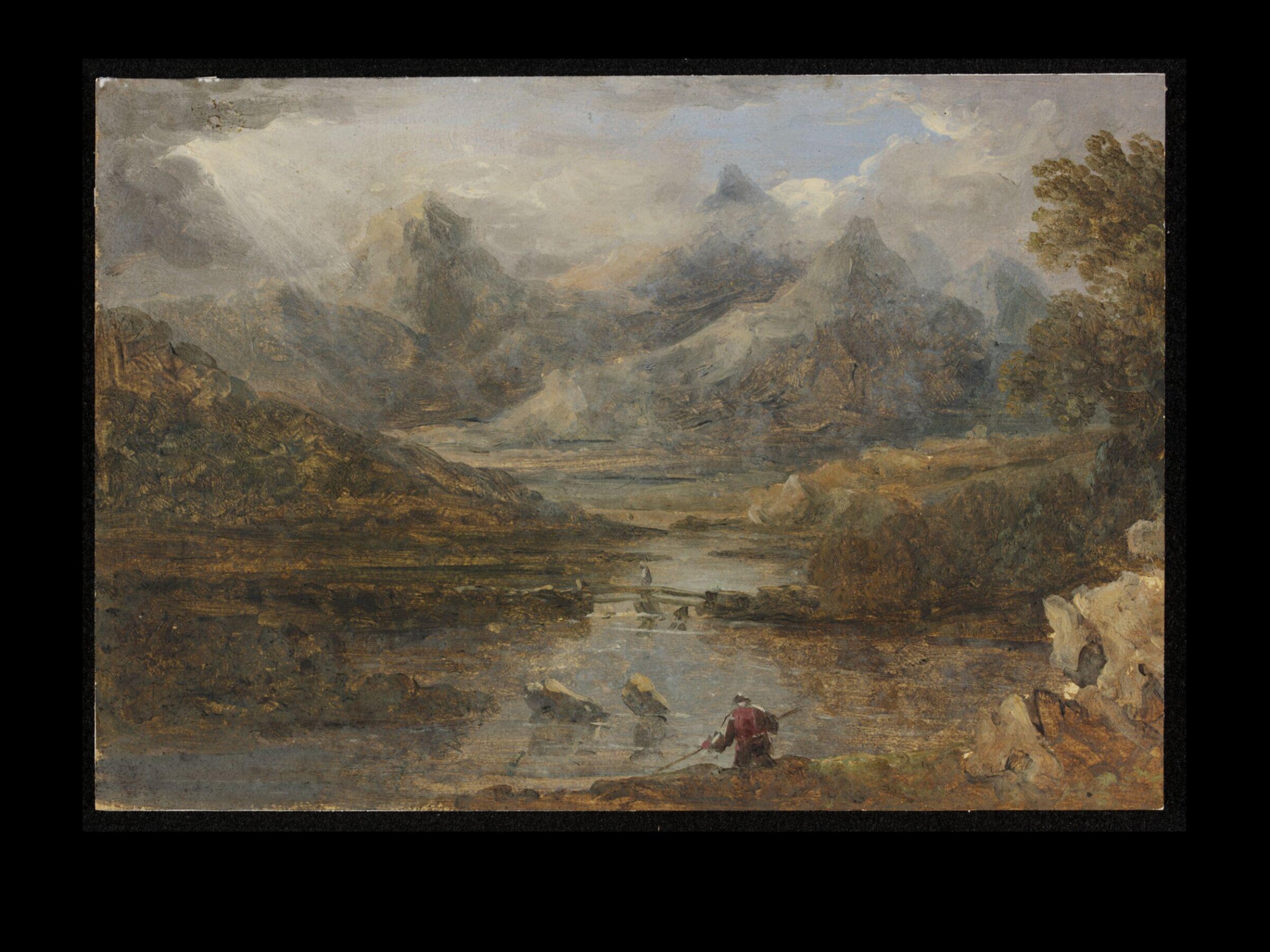 View of Snowdon from Capel Curig, Benjamin Barker, late 18th century- mid 19th century