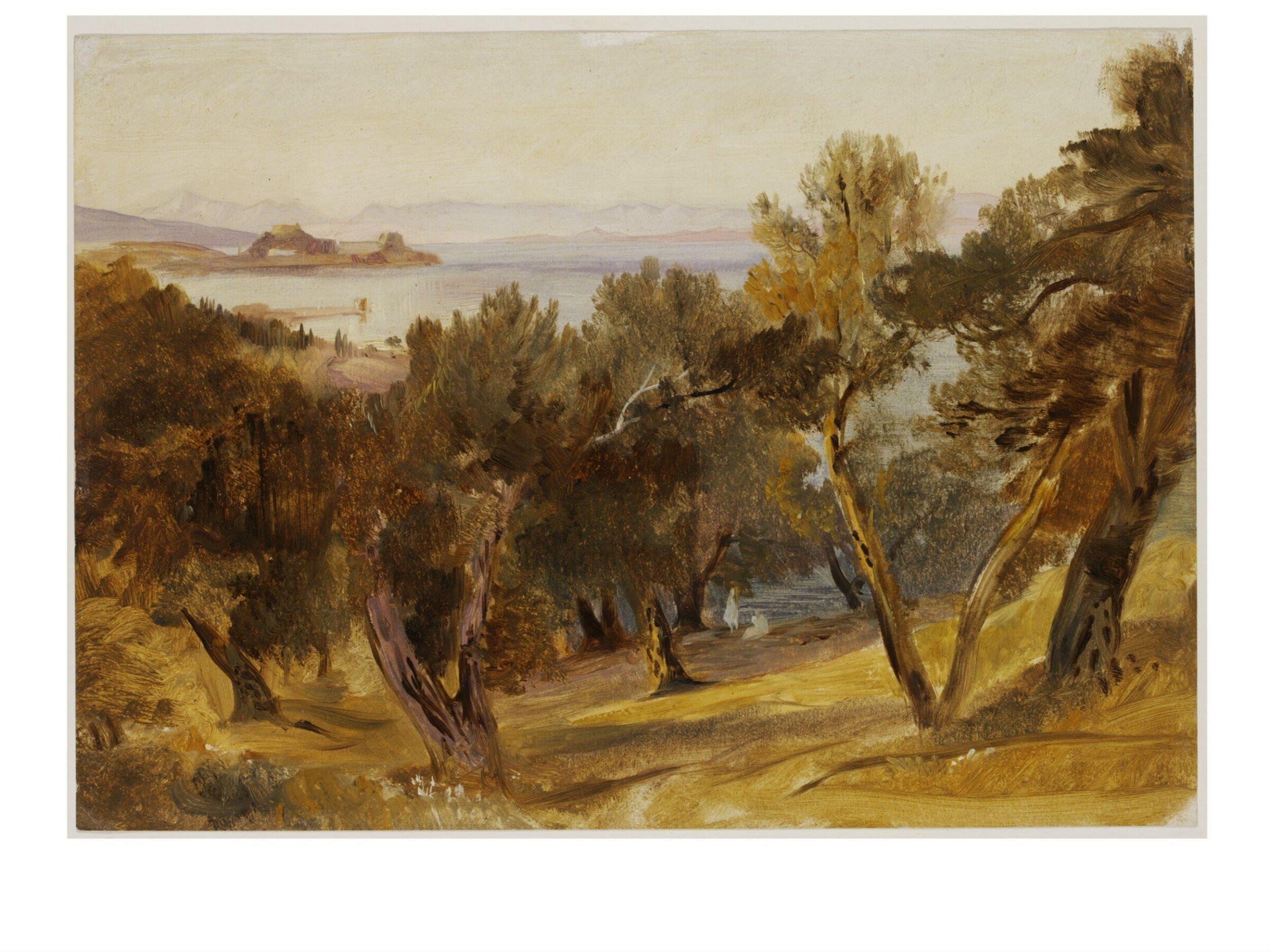 Corfu, Edward Lear, ca. 1855-ca. 1863
