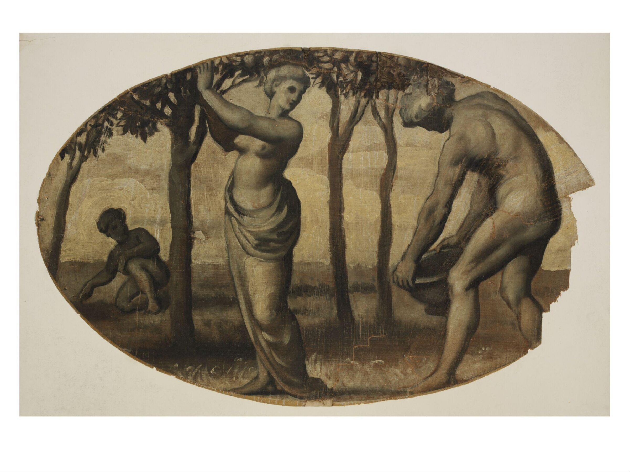 Harvesting fruit, Francis Wollaston Moody, ca. 1850-1882