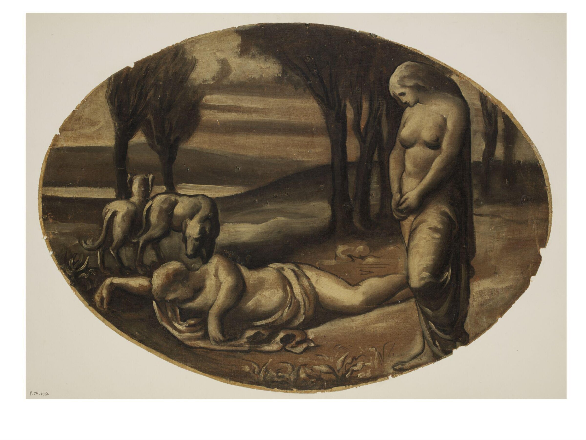 Pyramus and Thisbe, Francis Wollaston Moody, 1850-1882