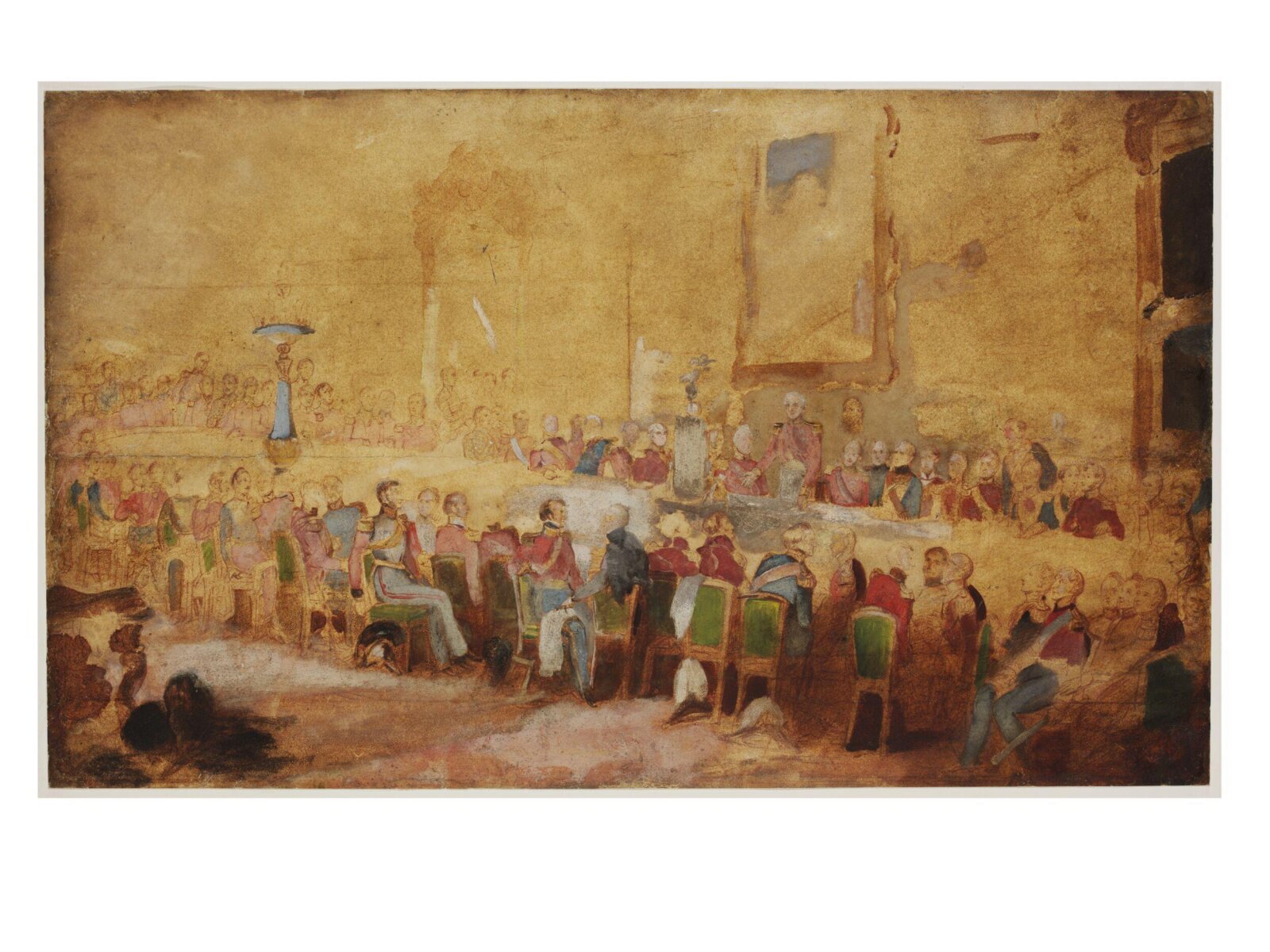 The Waterloo banquet, William Salter, 1836