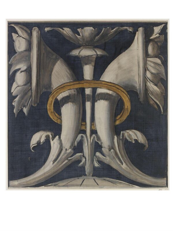 Design for a decorative panel for Melchet Court