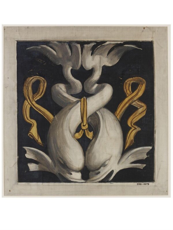 Design for a decorative panel for Melchet Court