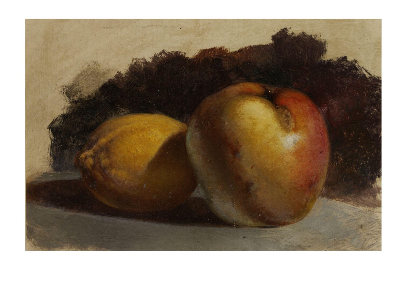 Lemon and apple, Robert C. Hulme, 1862-1876