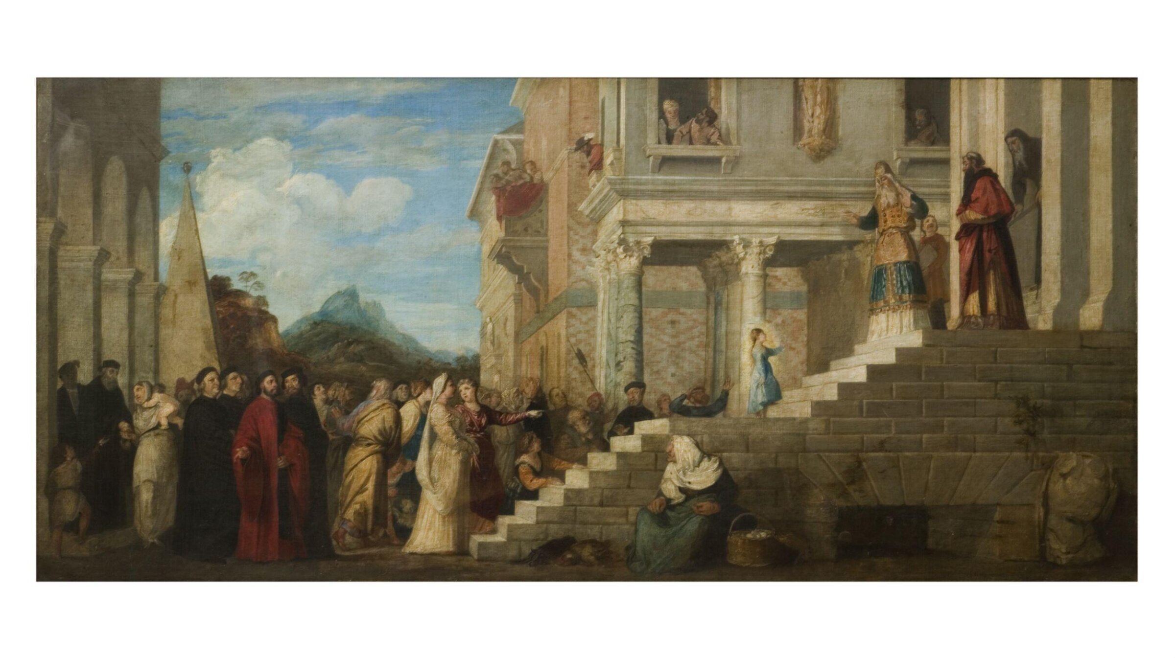 The Presentation of the Virgin in the Temple (after Titian), Alfred George Stevens, ca. 1840 - 1875