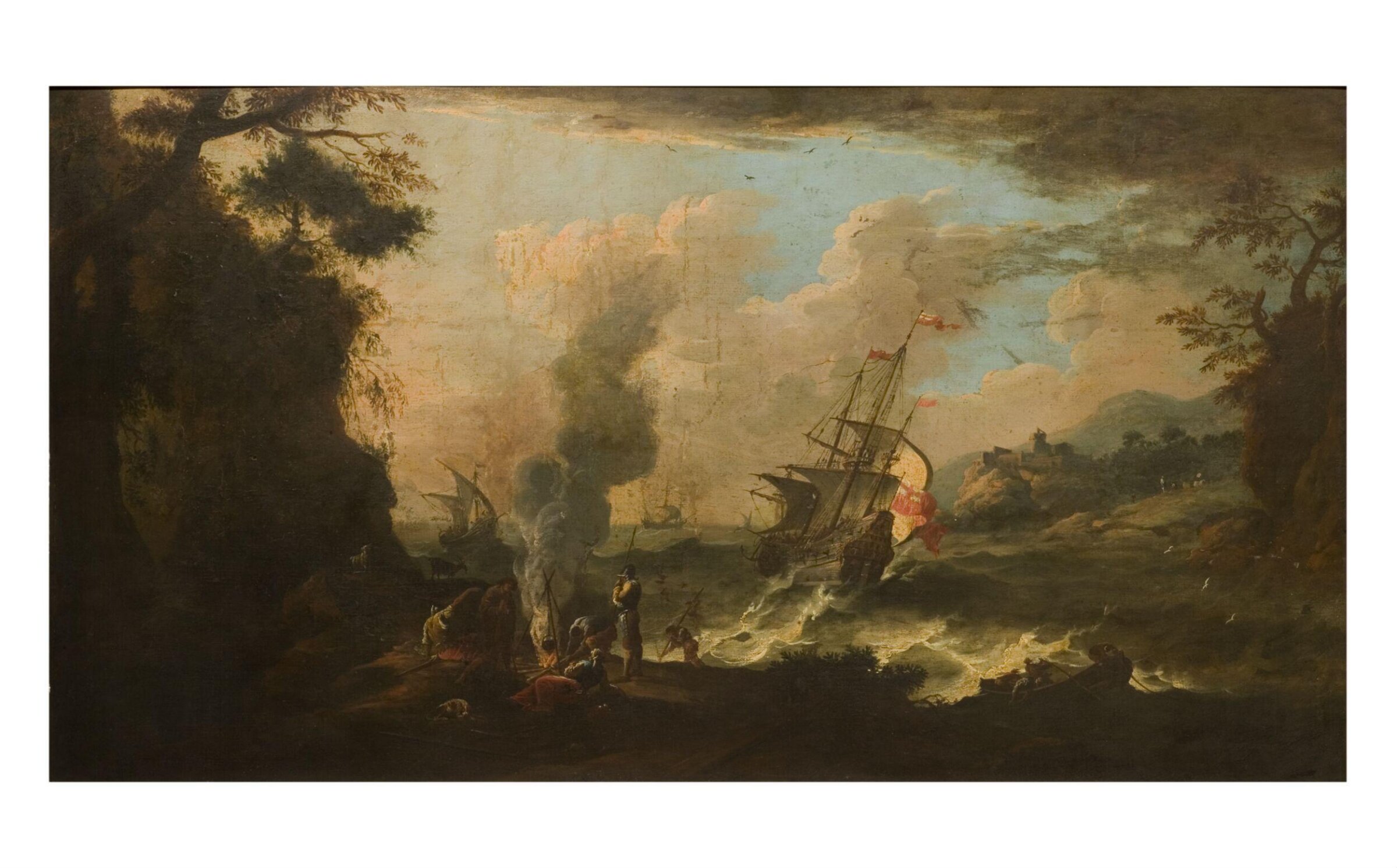 Coast Scene, Pieter Mulier the Younger, 1770-1780