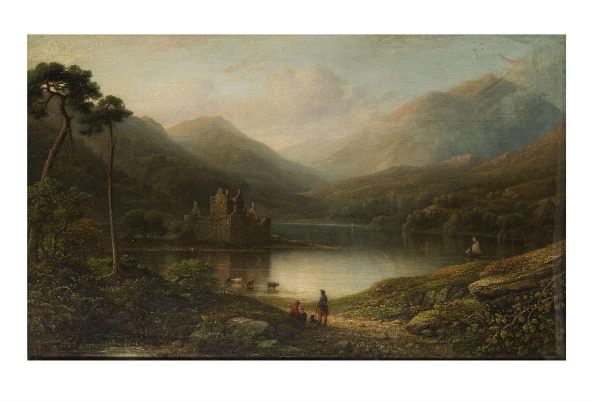 Kilchurn Castle, Loch Awe, George F. Buchanan, 1854