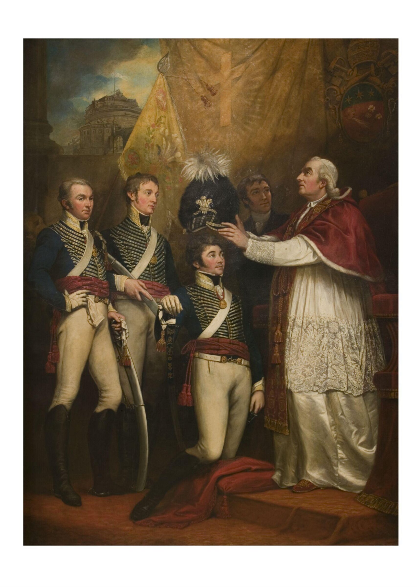 The Presentation of British Officers to Pope Pius VI, 1794, James Northcote, 1800