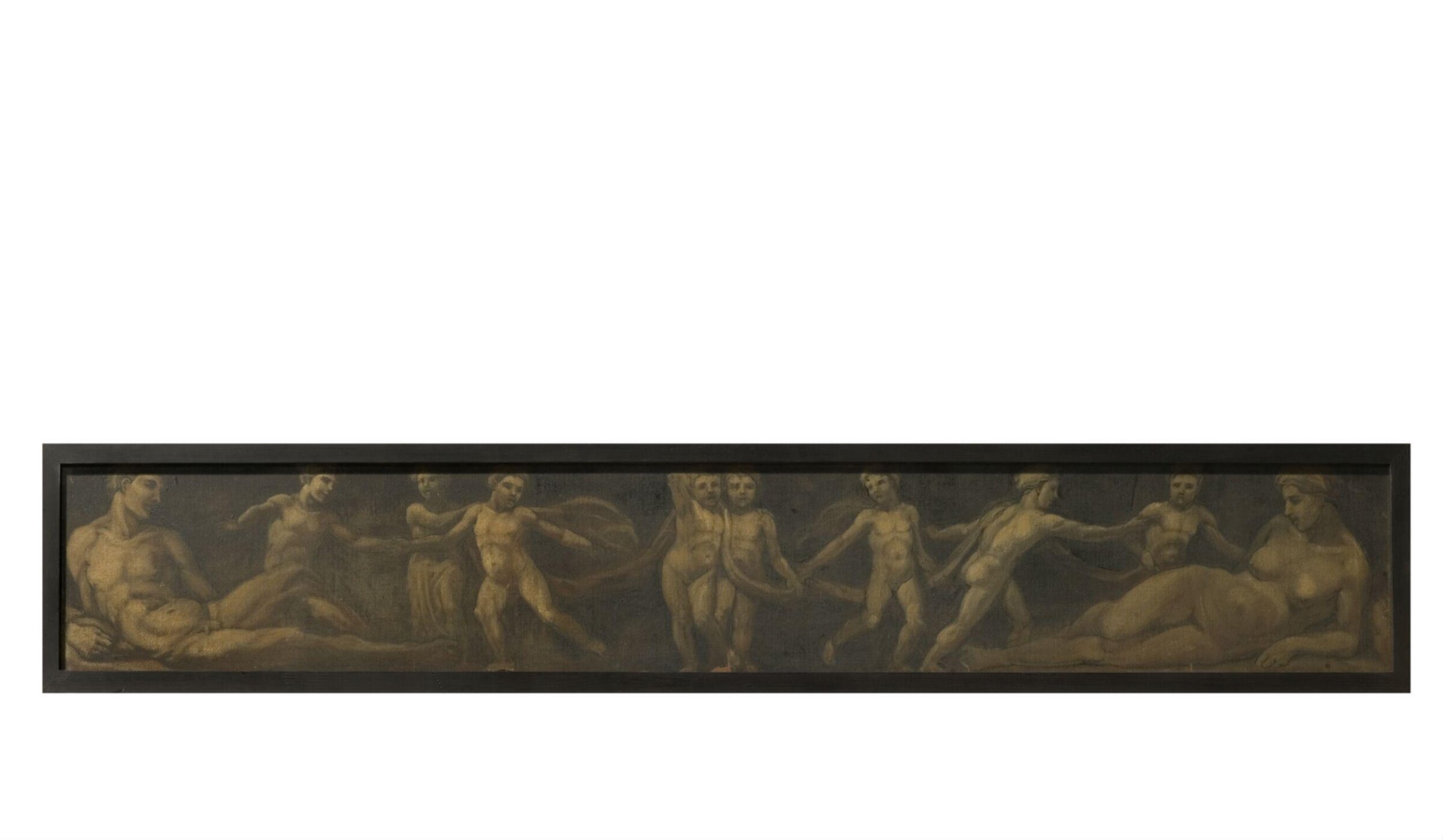 Frieze with Putti (decorative panel), Francis Wollaston Moody, 1850-1882