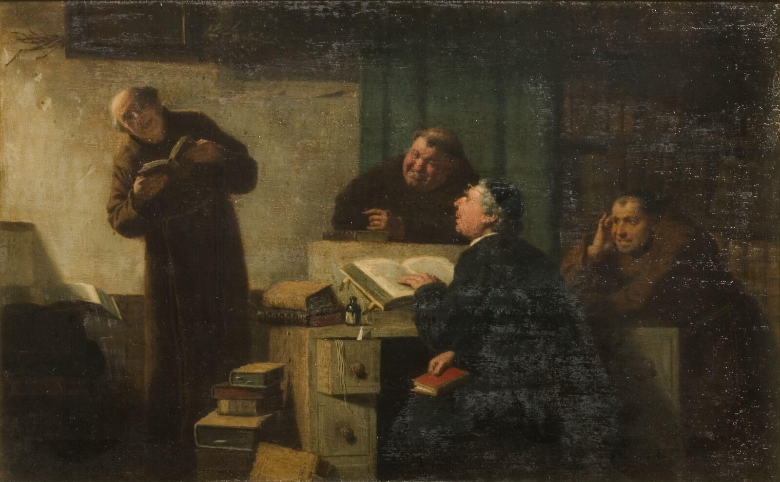 Monastic Library, Reinhard Sebastian Zimmermann, mid 19th century