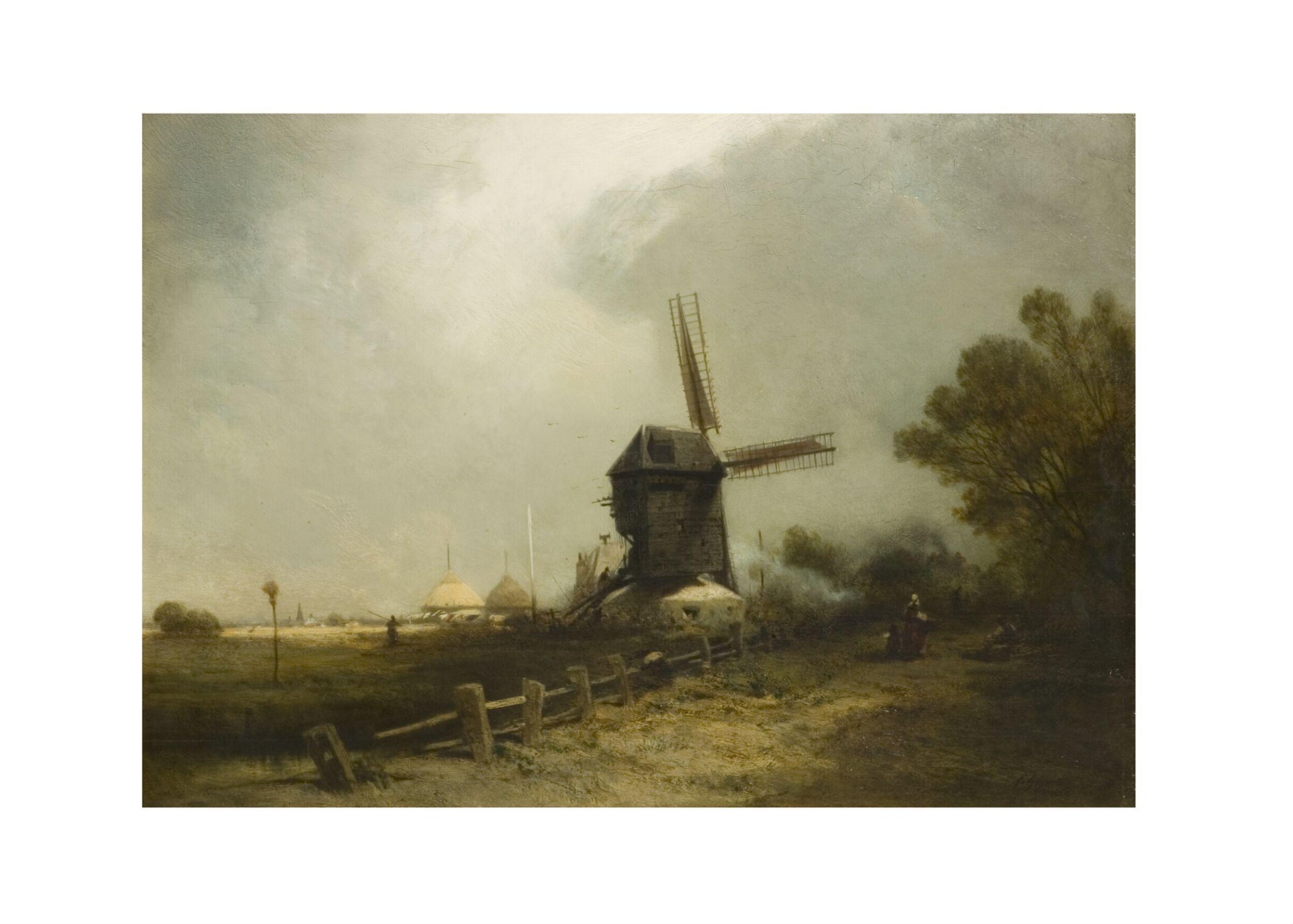 The Windmill, Charles Hoguet, ca. 1845-1868
