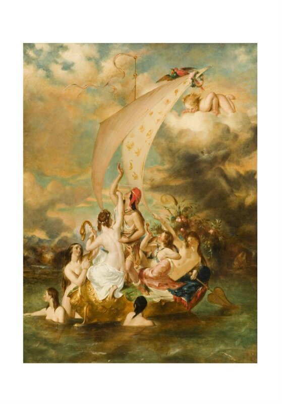 Youth on the Prow, and Pleasure at the Helm (after William Etty)