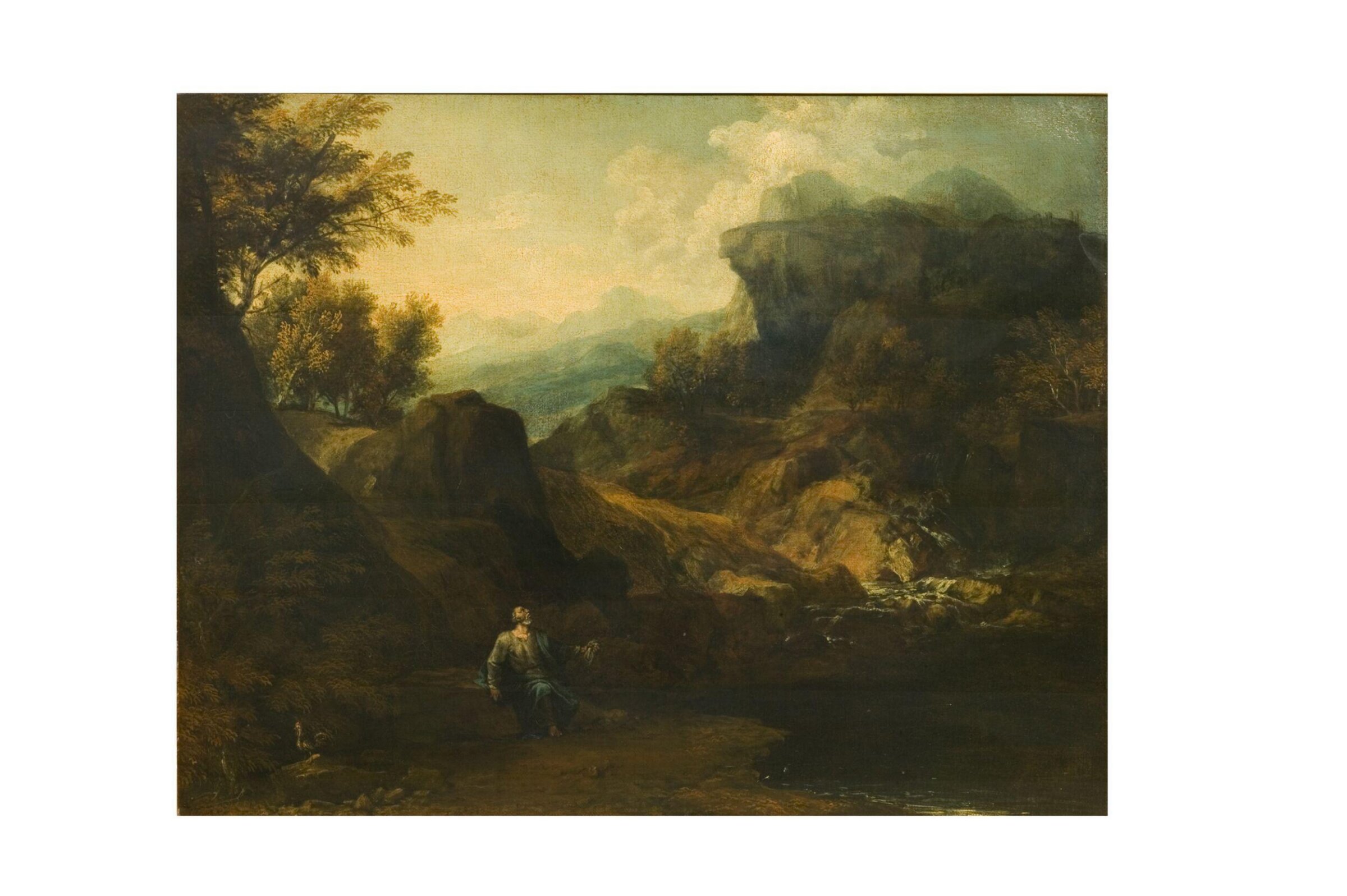 Landscape: St Peter in the wilderness, Joachim Franz Beich, начало XVIII века