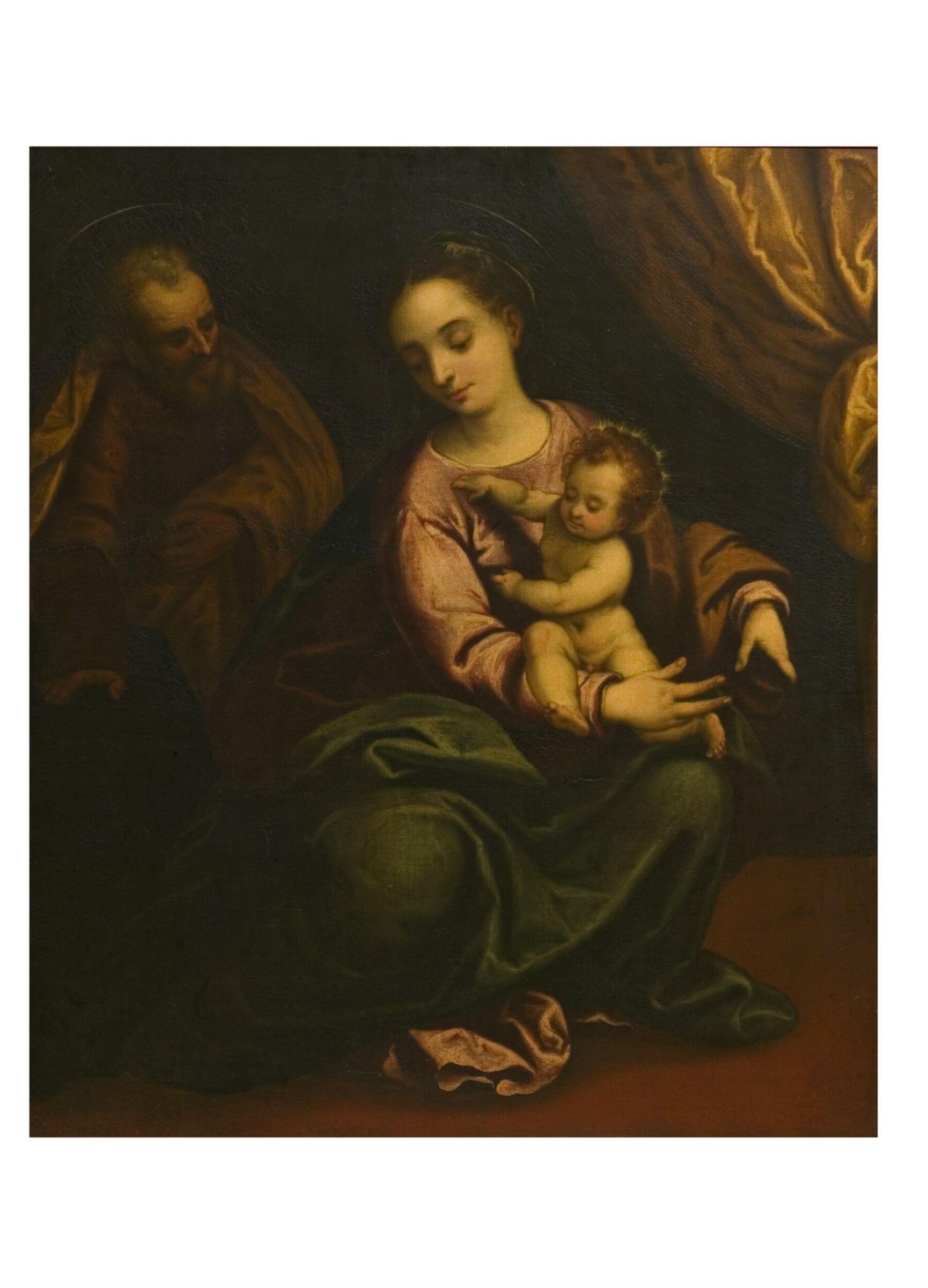 Virgin and Child with St Joseph, Denys Calvaert, late 18th century