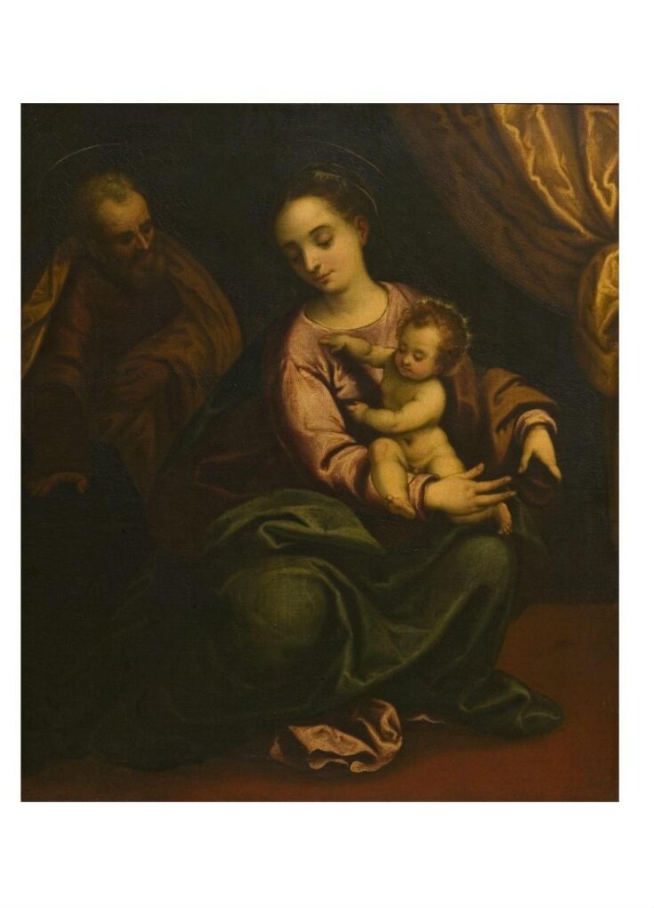 Virgin and Child with St Joseph | Calvaert, Denys (called Dionisio ...
