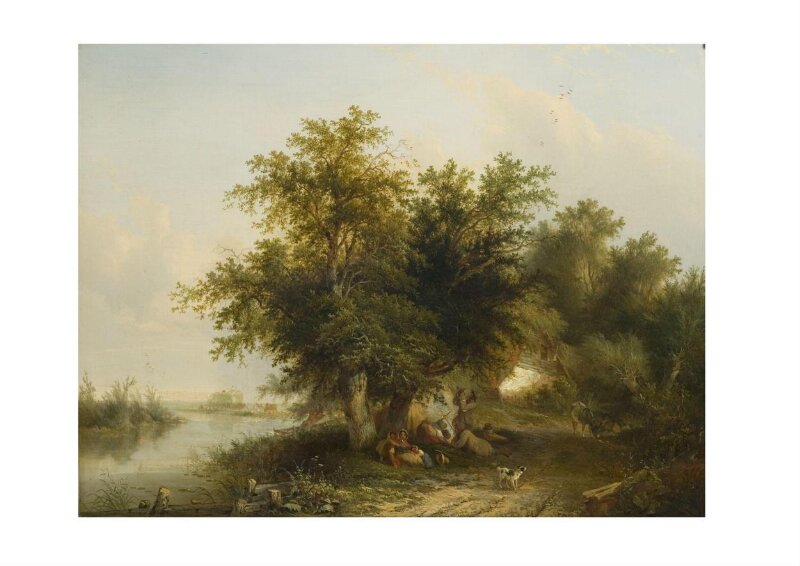 Landscape with Gypsies and Haymakers
