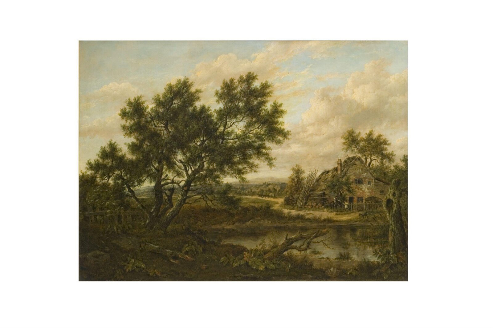 Landscape with cottage and figures, after Patrick Nasmyth, 1831