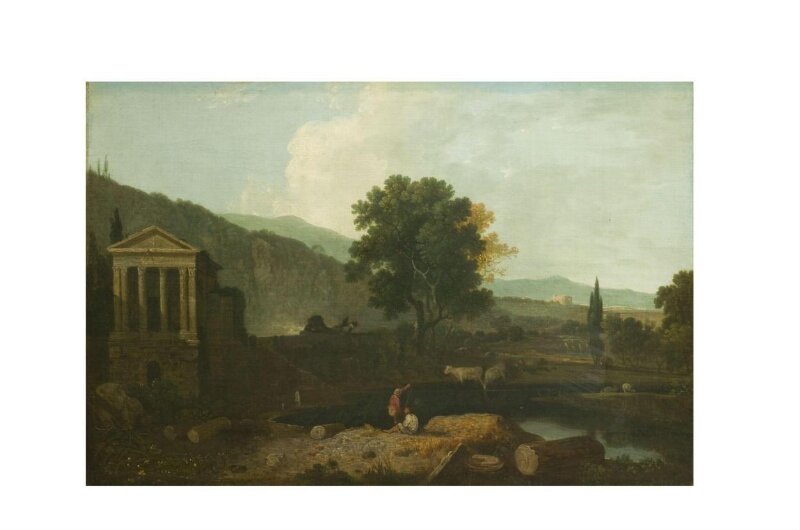 Landscape with Temple of Clitumnus near Spoleto