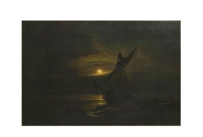 Vessel in the moonlight