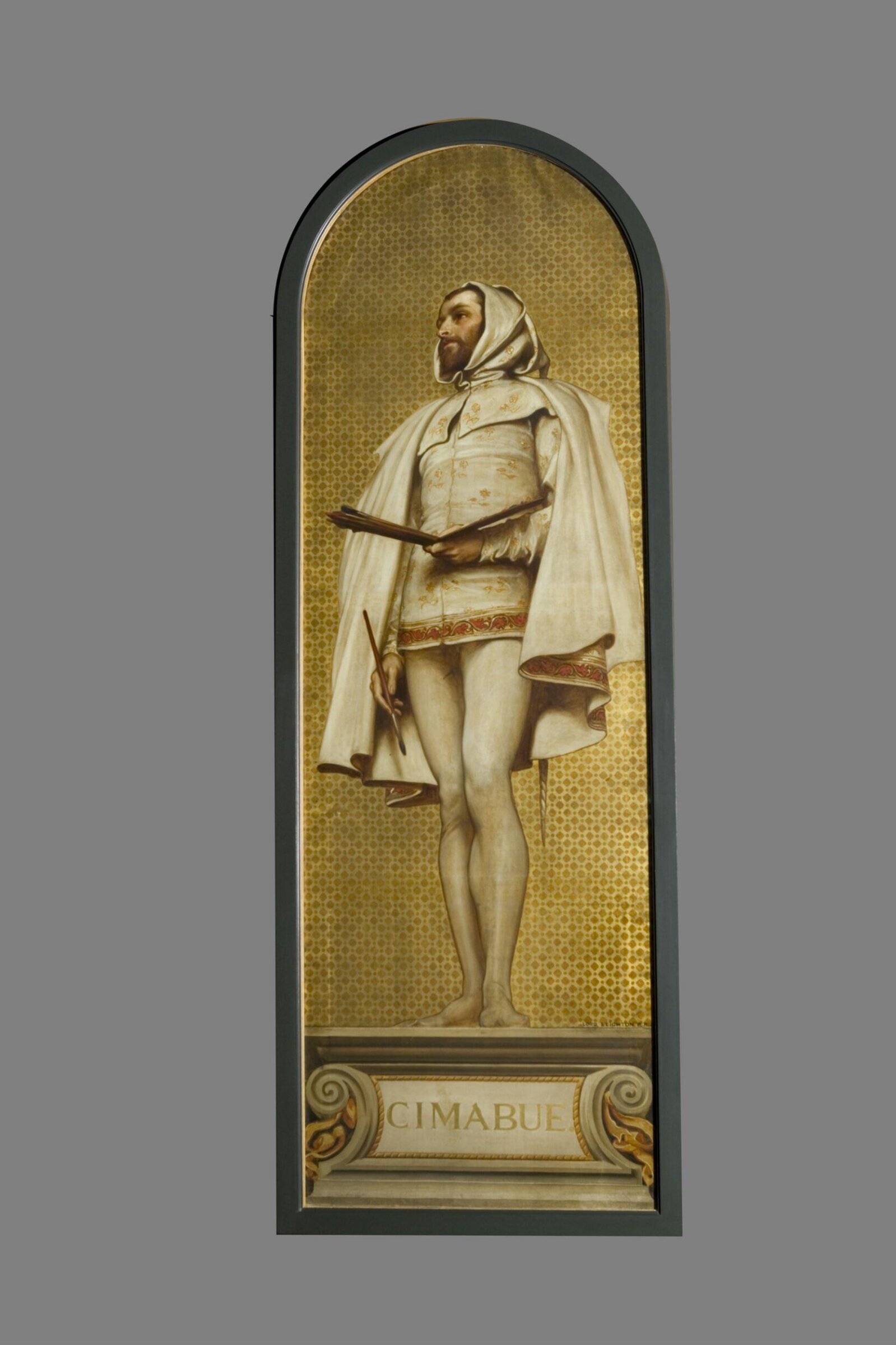 Giovanni Cimabue: design for a mosaic in the Museum (the 'Kensington Valhalla'), Frederic Lord Leighton, ca. 1868