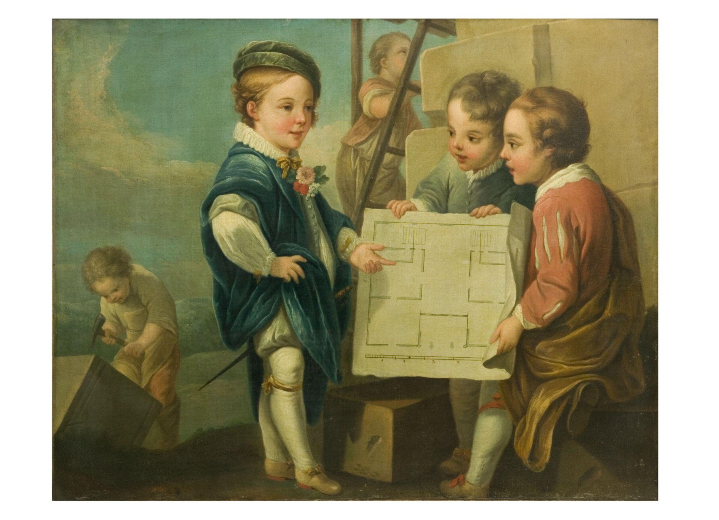 An Allegory of Architecture, after Carle Vanloo, Late18th century to mid 19th century