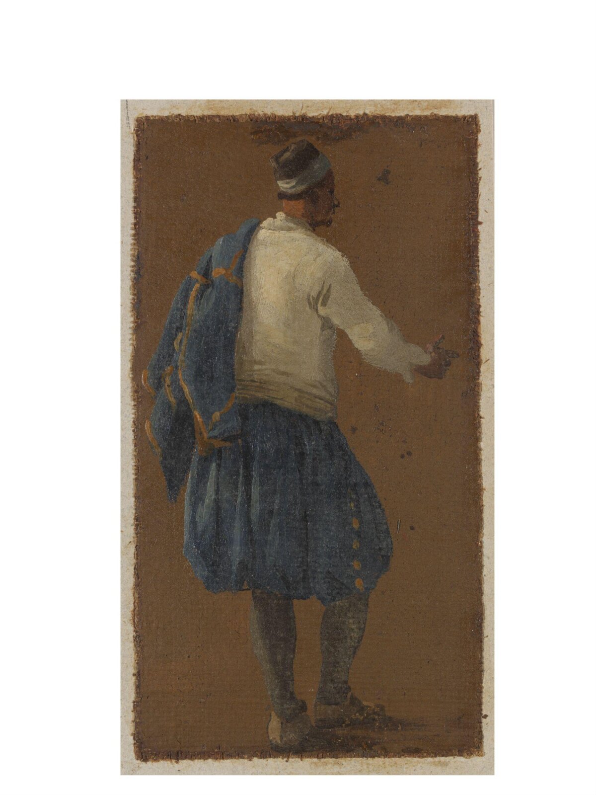 A Man Seen from Behind, Luca Carlevarijs, ca. 1700-ca. 1710