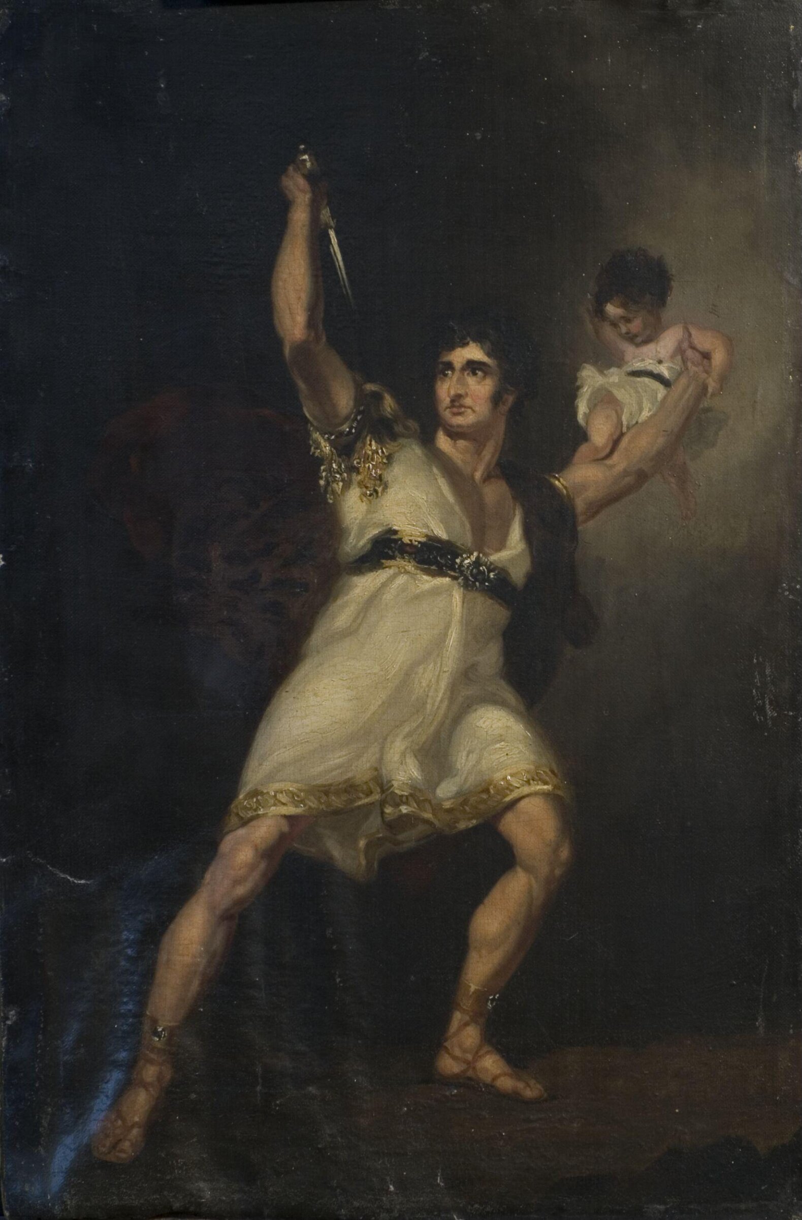 John Philip Kemble as Rolla in <i>Pizarro</i> adapted by Richard Brinsley Sheridan from <i>Die Spanier in Peru</i> by August Friedrich Ferdinand von Kotzebue, Thomas Lawrence, 1800