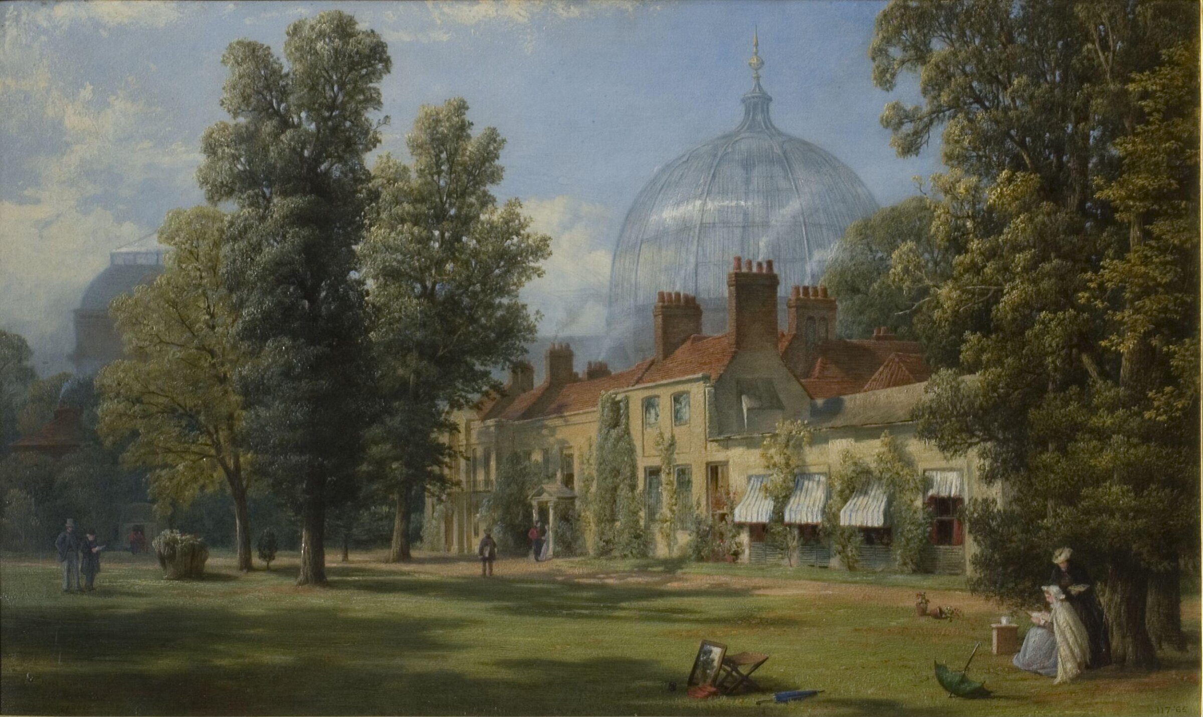Buildings in the Grounds of the South Kensington Museum in 1862, Robert Collinson, 1862