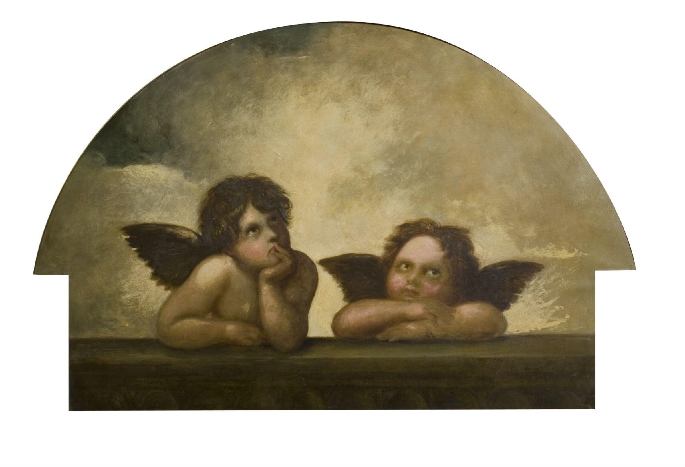 Cherubs of the Sistine Madonna, after Raphael, 19th century