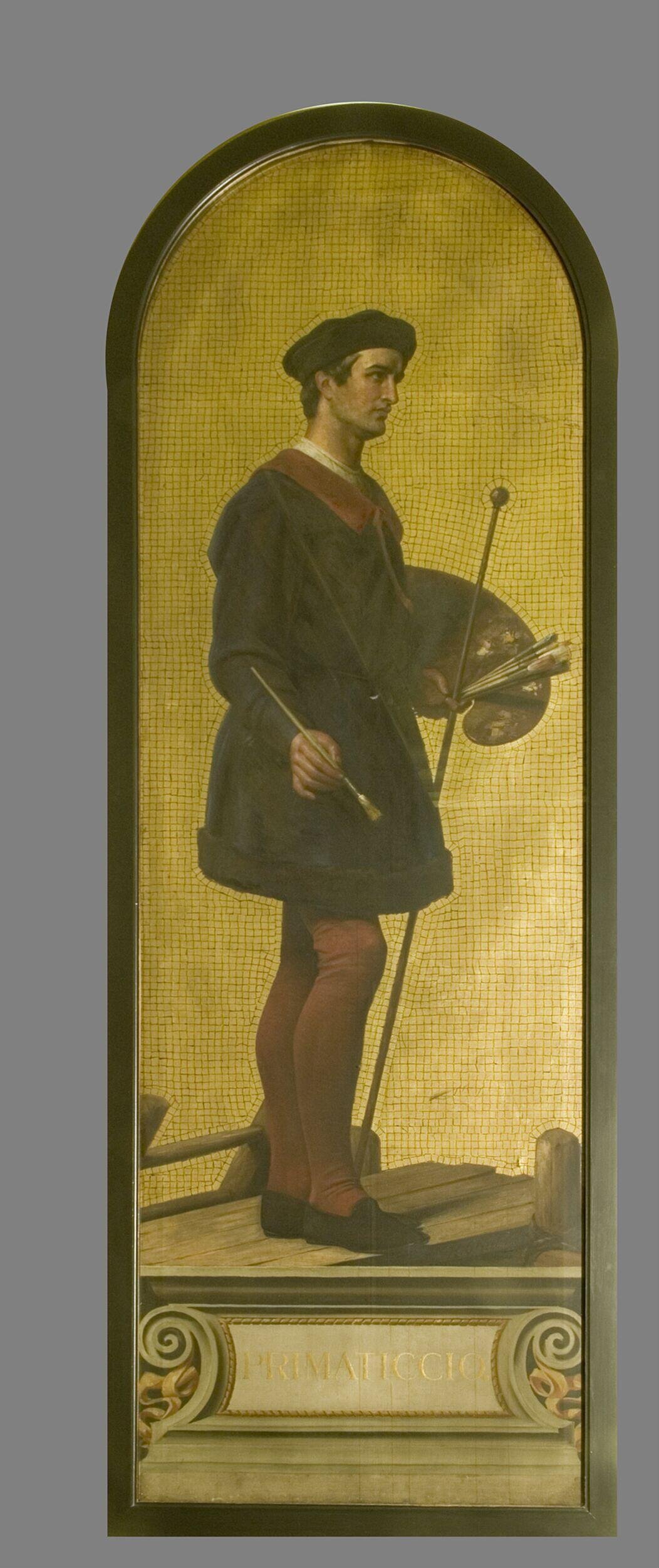 Francesco Primaticcio: design for a mosaic in the Museum (the 'Kensington Valhalla')