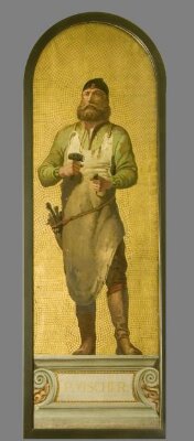 Peter Vischer: design for a mosaic in the Museum (the 'Kensington Valhalla')