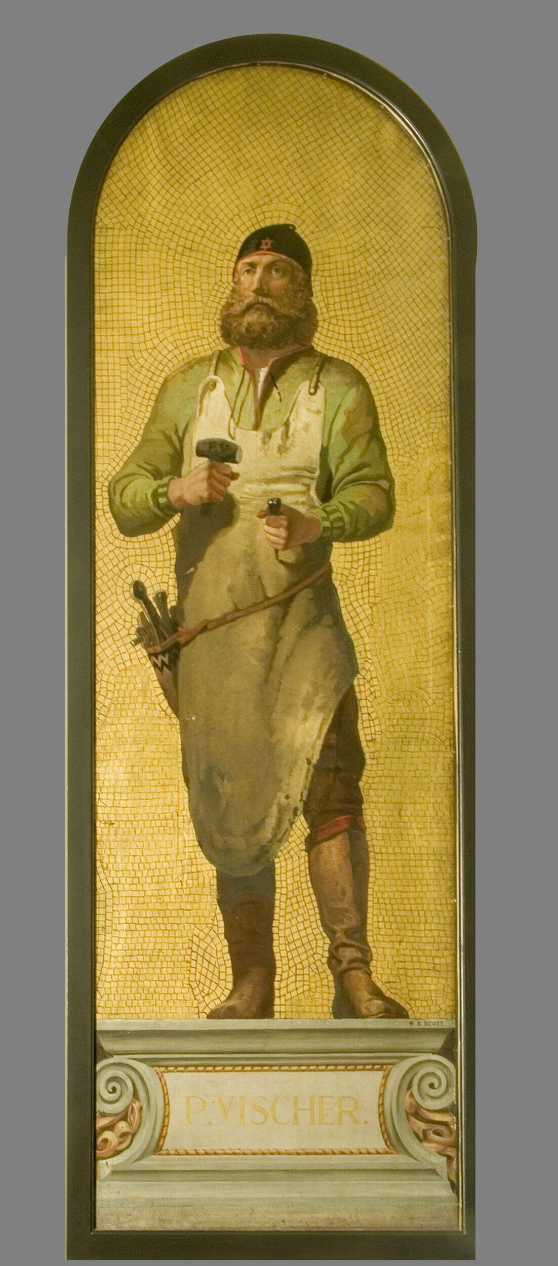 Peter Vischer: design for a mosaic in the Museum (the 'Kensington Valhalla')