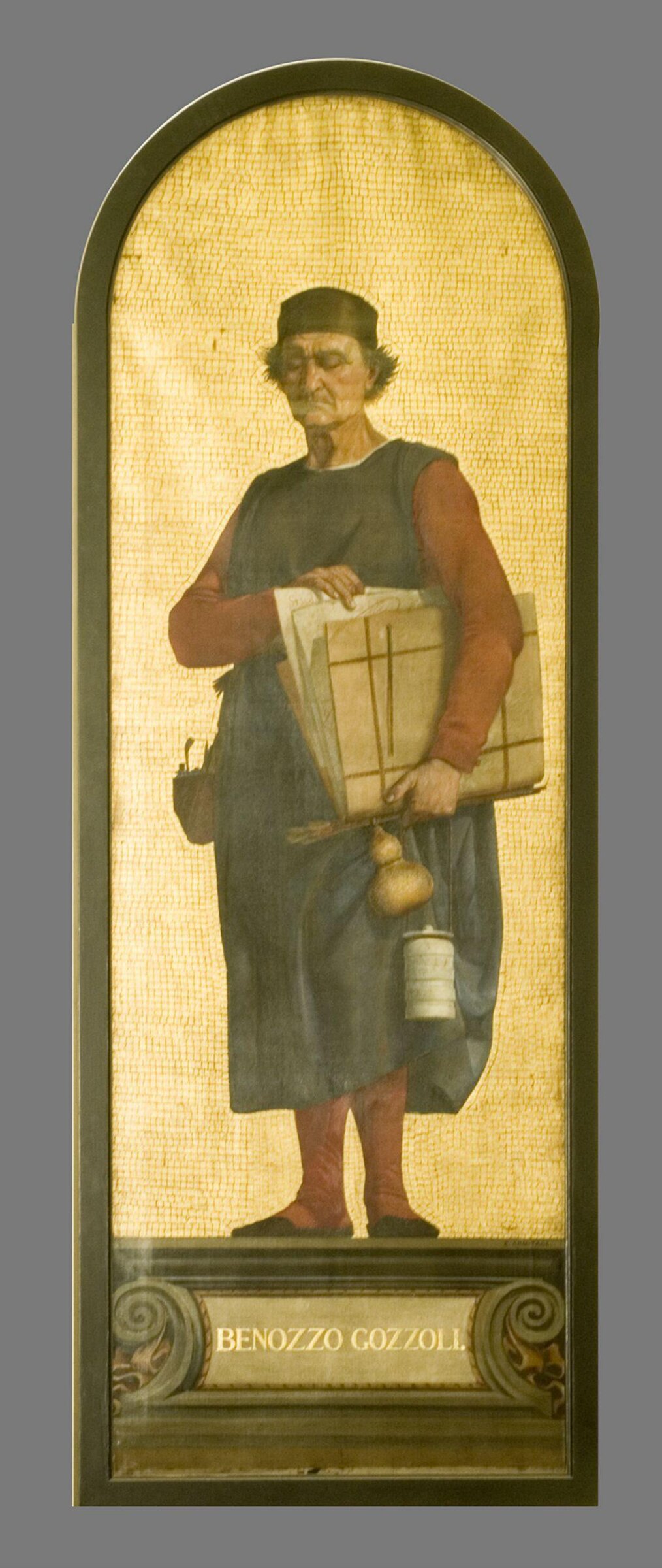Benozzo Gozzoli: design for a mosaic in the Museum (the 'Kensington Valhalla'), Edward Armitage, 1864