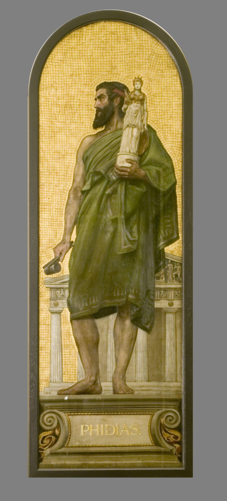 Pheidias, Greek Sculptor: design for a mosaic in the Museum (the 'Kensington Valhalla') top image
